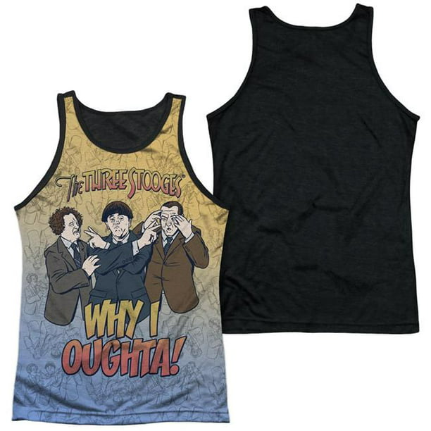 Why I Oughta Adult Tank Top Three Stooges 